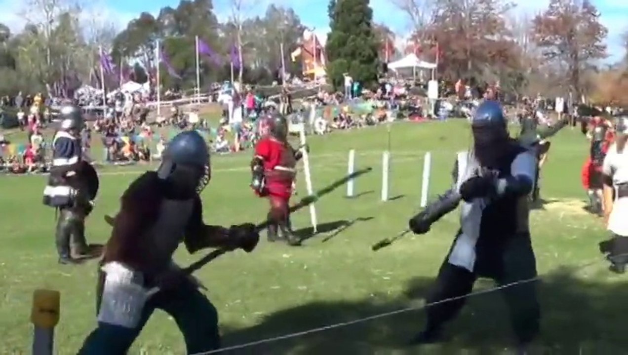 Lords and Ladies Medieval Fayre Part 3 of 7, Jousting Arena 1 of 2, Doonside, Sydney, 25 May 2014