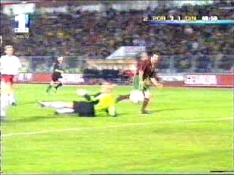 Luis Figo - Dribles Portugal vs Denmark
