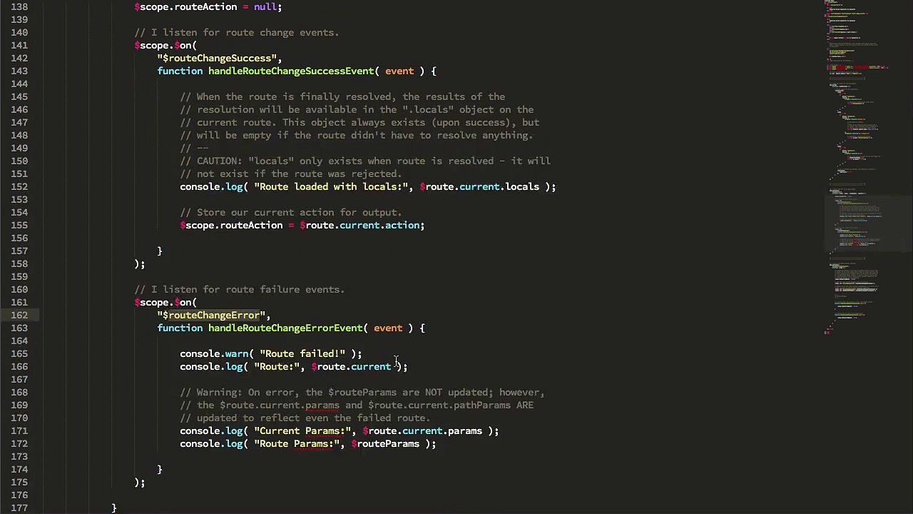 Exploring $route Resolution In AngularJS