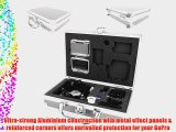 DURAGADGET Protective Contemporary Aluminium Flight Case With Shock Absorbing Custom Foam Interior