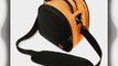 Laurel Compact Edition Nylon Orange DSLR Camera Carrying Handbag with Removable Shoulder Strap