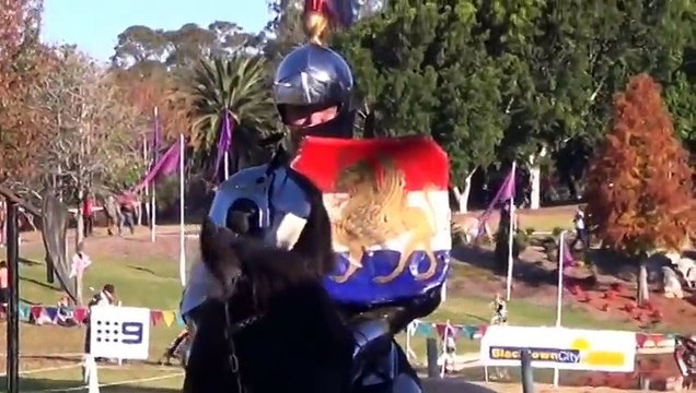 Lords and Ladies Medieval Fayre Part 4 of 7, Jousting Arena 2 of 2,Doonside, Sydney, 25 May 2014