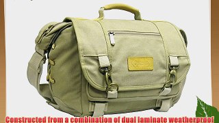 Opteka Excursion Series C700 Weatherproof Canvas Shoulder Bag for Photo and Video Cameras