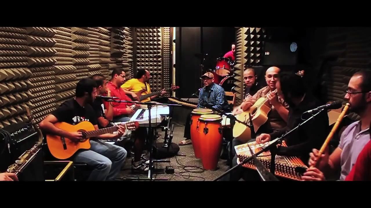 Hamza Namira - Rehearsals - حمزة نمرة - تحضيرات قبل حفل حديقة الأزهر