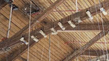 Zimoun. Site Specific Kinetic Sound Installation at Knockdown Center, New York