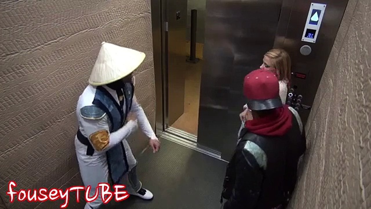MORTAL KOMBAT ELEVATOR PRANK 2!