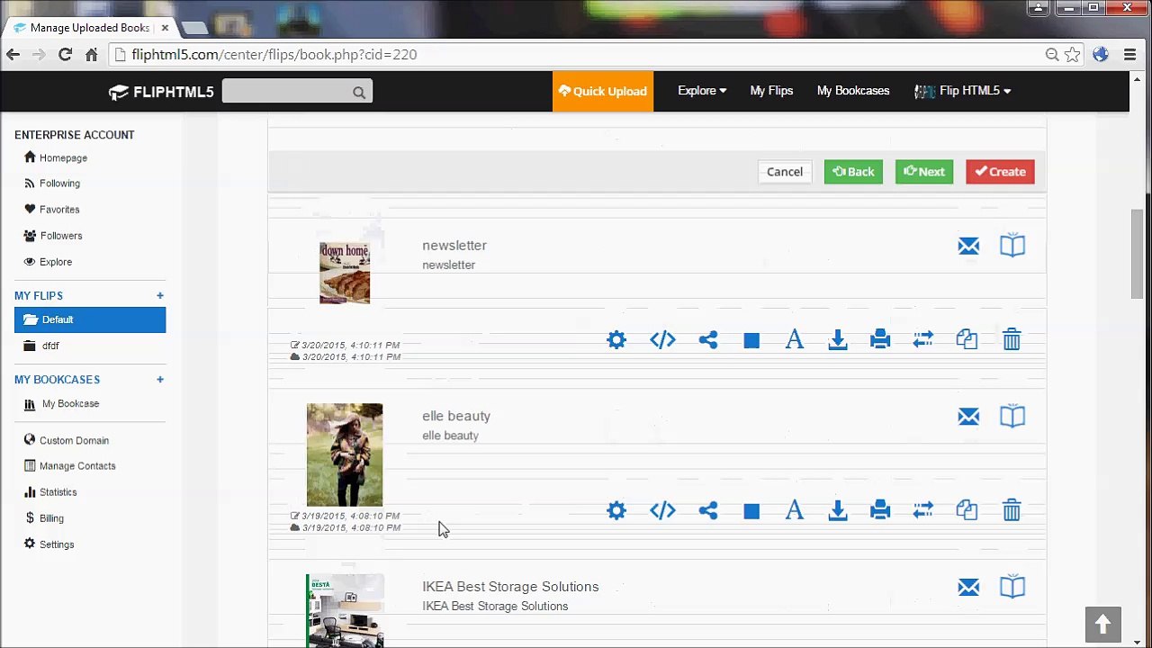 Enjoy a Free Bookcase with Online Magazine Publishing Platform FlipHTML5