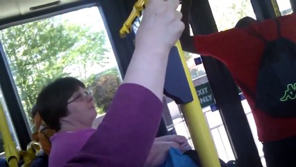 African And Jamaican Women Arguing On The Bus