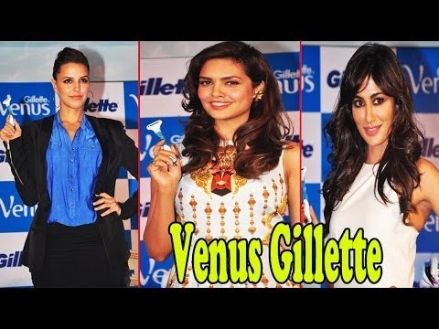Sexy Actress Neha Dhupia, Esha Gupta and Chitrangada Singh Launched Venus Gillette