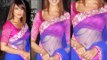 Hot Gal Bipasha Basu Exposing Juicy Navel In Transparent Pink Saree