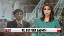 S. Korean activist cancels planned anti-Pyongyang leaflet launch