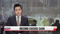 Amount of excess cash held by Korean household at record-high of $82 bil.