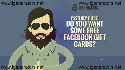 Facebook Code Generator 2015 Carte-cadeau en ligne! - Travail! Français
