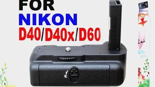 Professional Battery Grip Camera Accessory for Nikon D40 / D40X / D60 / D3000 Digital Cameras