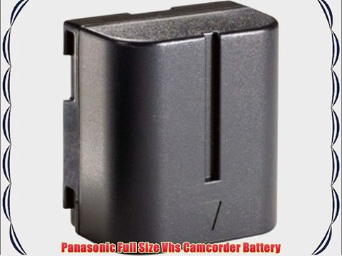 Panasonic Full Size Vhs Camcorder Battery