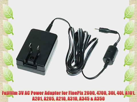 Fujifilm 3V AC Power Adapter for FinePix 2600 4700 30i 40i A101 A201 A205 A210 A310 A345