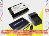 Two NP-FH50 Lithium Ion Replacement Batteries w/Charger for Sony DSLRA230 DSLRA290 DSLRA330