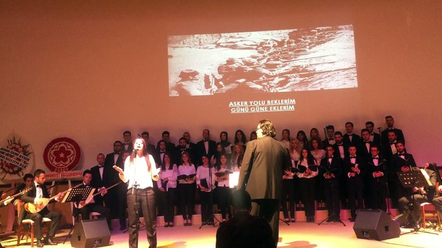 09-C.Ü. GSF THM Topluluğu 18 Mart Konseri - Asiye Nur Yaymak-Asker Yolu Beklerim