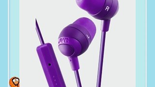 JVC MARSHMALLOW EARBUDS W/ MIC AND REMOTE PURPLE / 4AFR37V /