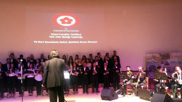 15-C.Ü. GSF THM Topluluğu 18 Mart Konseri - Koro - Türkiyem
