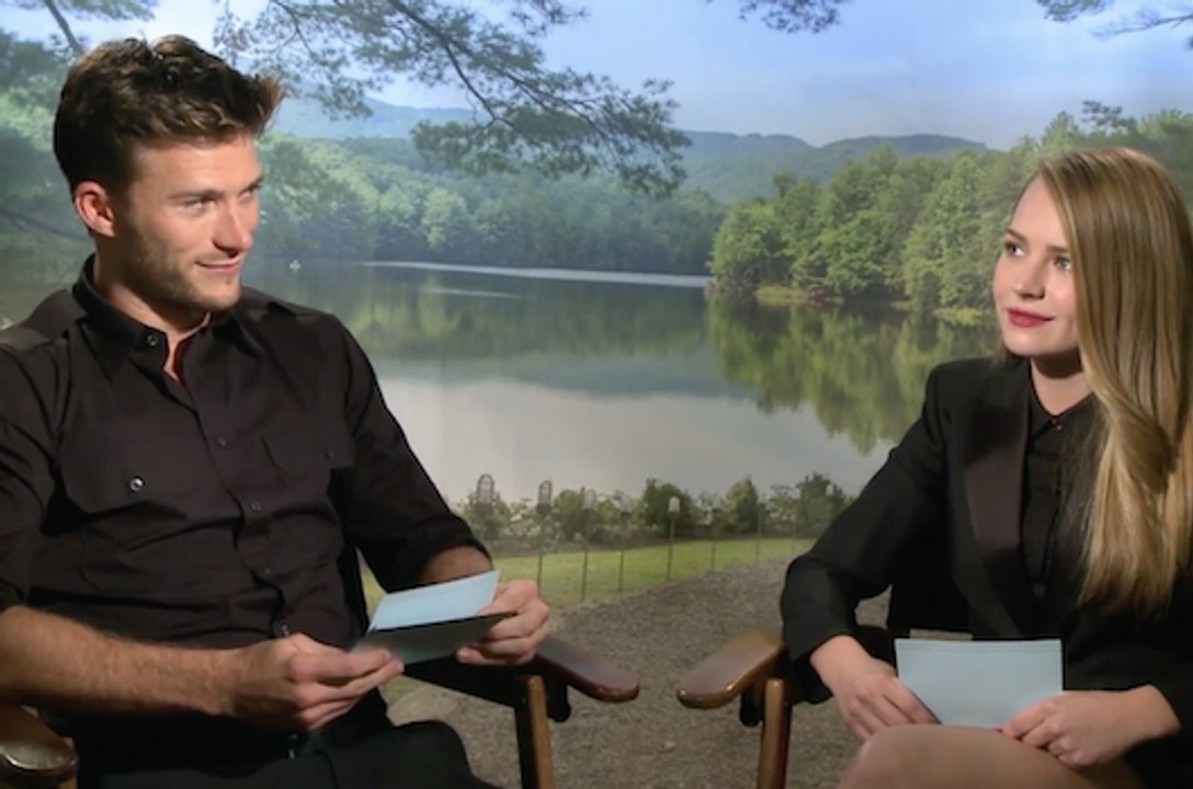 Chemins Croisés - Interview  Scott Eastwood & Britt Robertson (3) VO