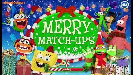 Nickelodeon Merry Match Ups Christmas Cartoon Animation Nick Game Play Walkthrough