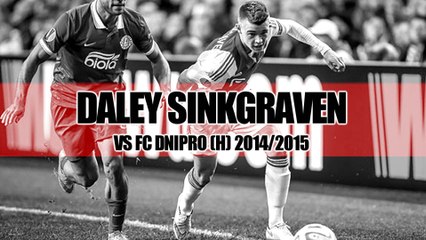 Daley Sinkgraven vs FC Dnipro (H) 2014/2015
