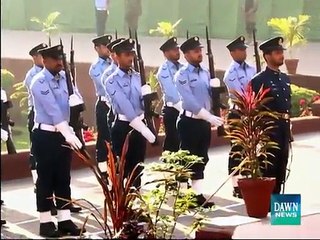Change of guard ceremony at Mazar-e-Iqbal on Pakistan Day