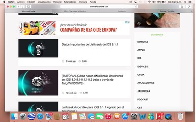 Jailbreak iOS 8.1.1 (Información . TaiG)