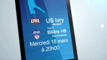 Ivry US / Billère HB Pau Pyrénées - ProD2 Handball J18 - Replay