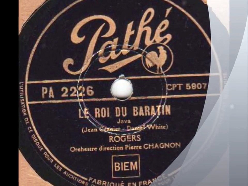 Rogers - le roi du baratin - 1945