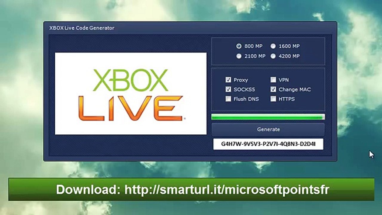 Generateur de Code Microsoft Points - Gratuit Microsoft Points