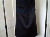 Forever Yours Formal Gown Prom Dress size 10 used Black and Tea Color VGC  #49D