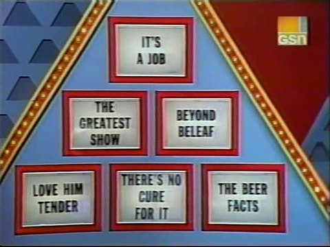 The $25,000 Pyramid CBS Daytime 1983 Dick Clark Episode 4