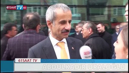 Abdulkadir Uraloğlu, STK temayülünnde konuştu