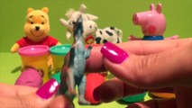Surprise Eggs Play Doh Winnie The Pooh Peppa Pig Dinosaurus Hello Kitty Sylvester Kids Toys