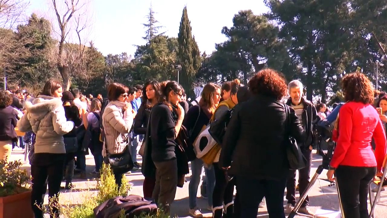 Napoli - L'eclissi solare dall'Osservatorio di Capodimonte -live- (20.03.15)