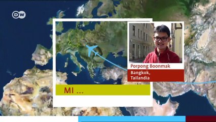 Halle con un turista tailandés | Destino Alemania