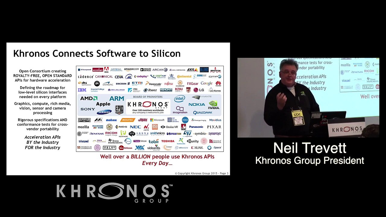 Khronos Vulkan conference (GDC 2015)