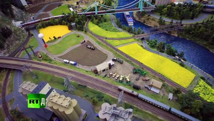 Largest model railway of Russia - Russia in minature