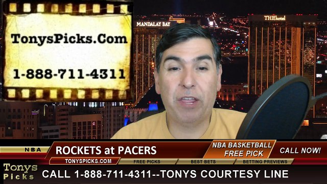 Indiana Pacers vs. Houston Rockets Free Pick Prediction NBA Pro Basketball Odds Preview 3-23-2015