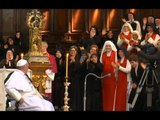 Napoli - Papa Francesco e le suore di clausura (21.03.15)