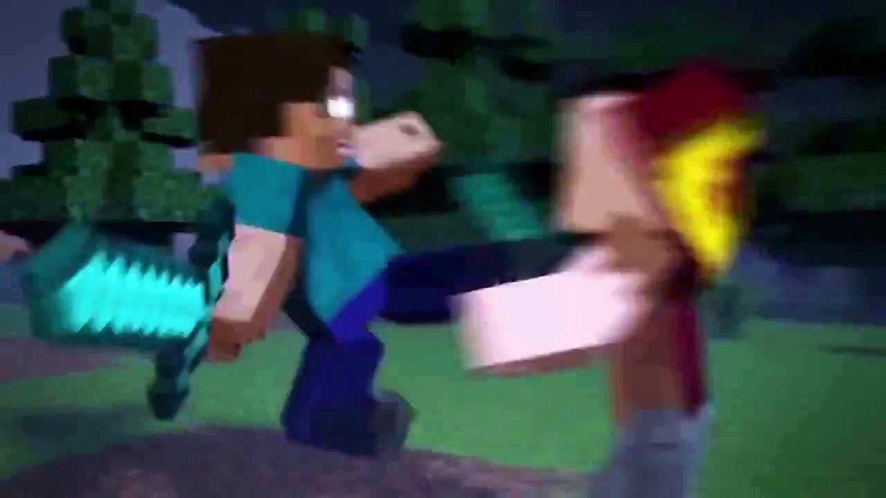 Notch VS Herobrine   Minecraft Animation Animação Minecraft