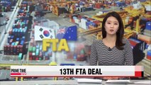 Korea-New Zealand FTA eliminates tariffs