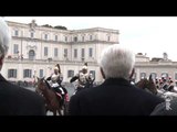 Roma - Mattarella al cambio della Guardia d'Onore in forma Solenne   (17.03.15)