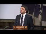 Roma - Intervento di Renzi all'inaugurazione dell'anno accademico (17.03.15)