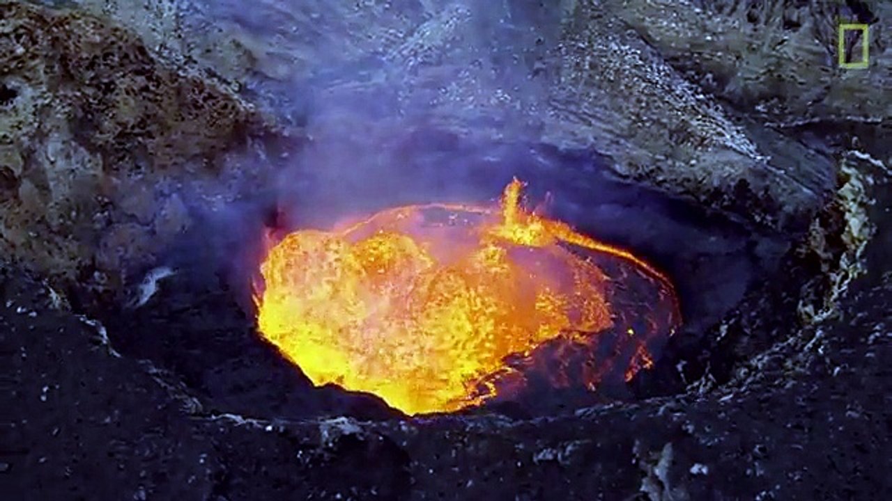 Exploring An Active Volcano With Drones