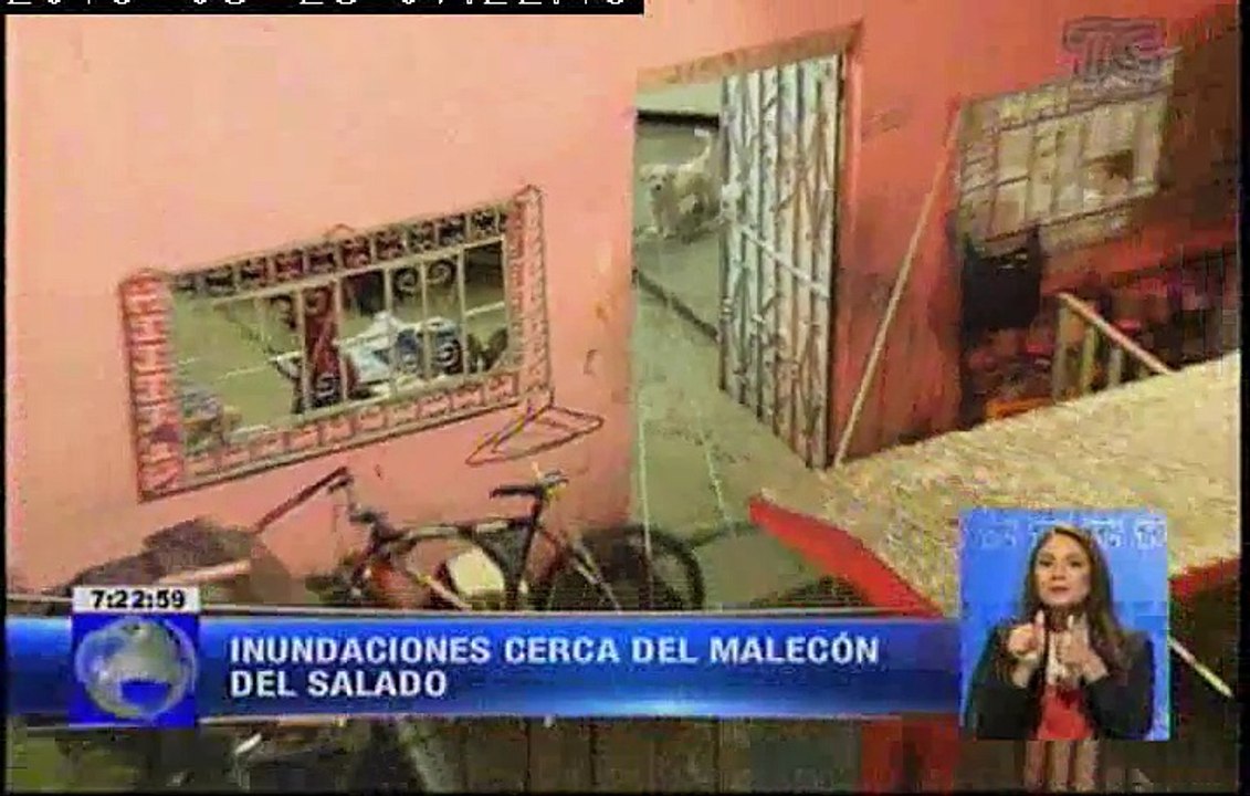 Oeste de Guayaquil inundado por el aguaje