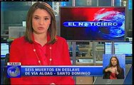 Seis muertos en deslave de vía Alóag - Santo Domingo