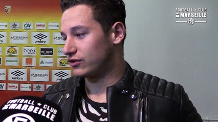 Florian Thauvin suite à la victoire face à Lens